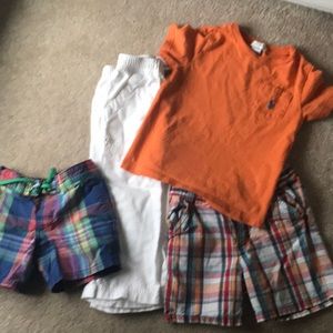 Janie and Jack and Polo bottoms and t-shirt